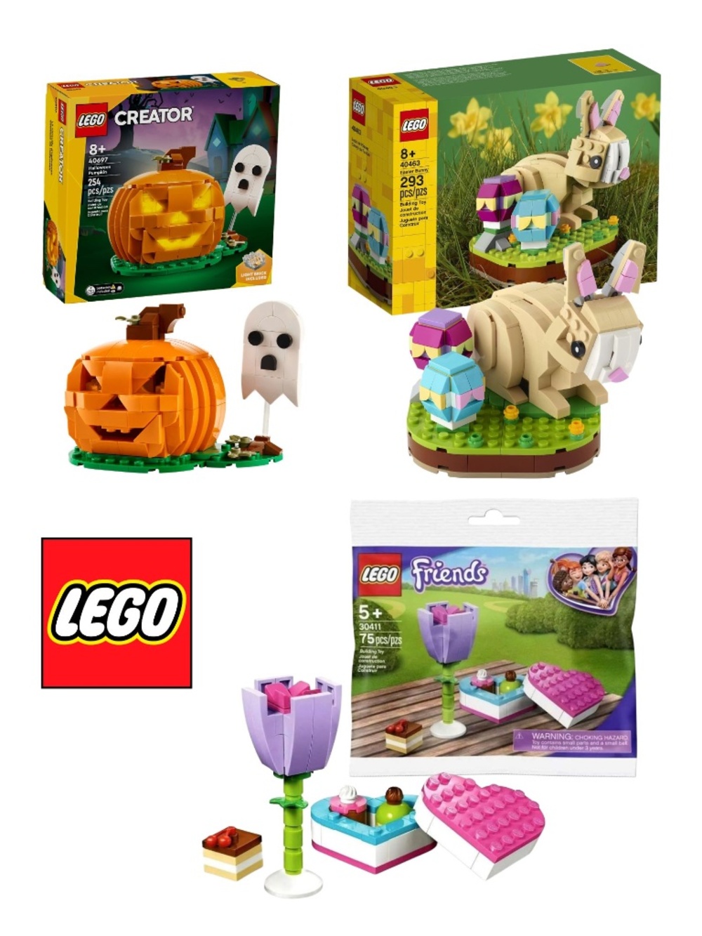 Lego Halloween, Easter & Valentine’s Day “Holiday” Bundle